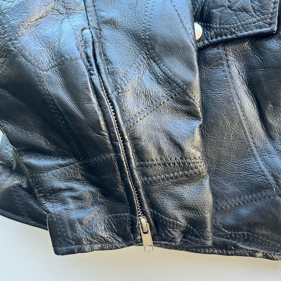 Men’s Leather Motorcycle Jacket - Picture 2 of 12